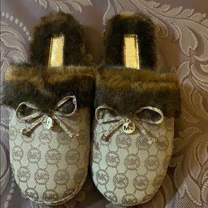 Michael Kors Shoes - Brand New Michael Kors Fur Slippers Michael Kors Shoes - Brand New Michael Kors Fur Slippers